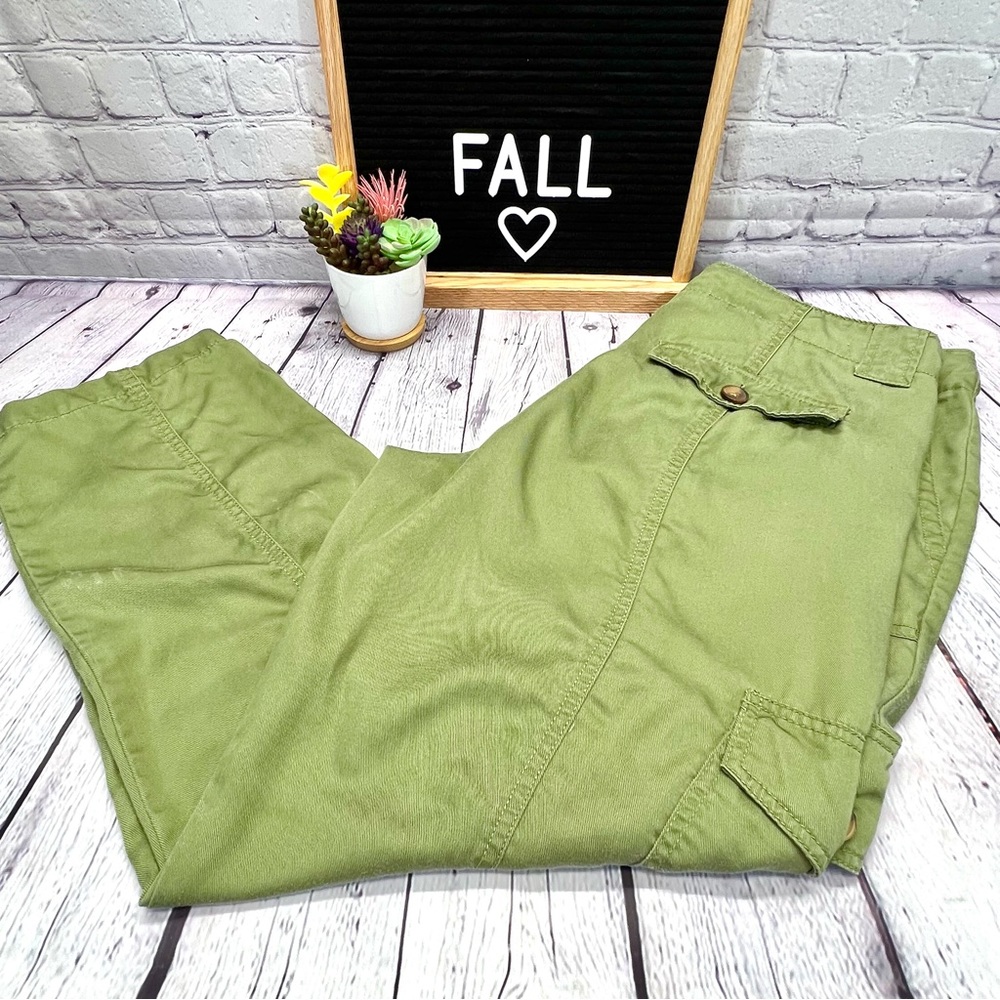 DIP Women’s Cargo, Drawstring Button/Zip Pants - Picture 5 of 9